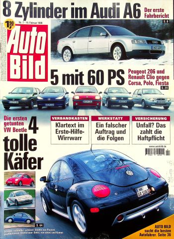 Deckblatt Auto Bild (07/1999)